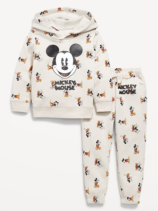 Image number 1 showing, Disney© Mickey Unisex Graphic Pullover Hoodie and Joggers Set for Toddler