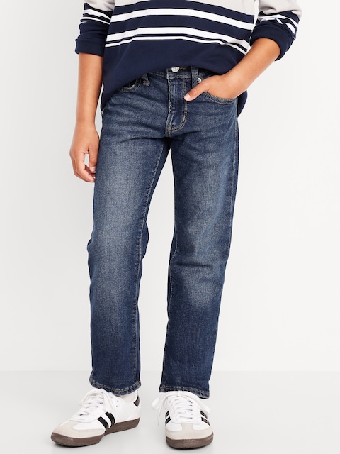 Straight-Leg Built-In Flex Jeans for Boys - Bay