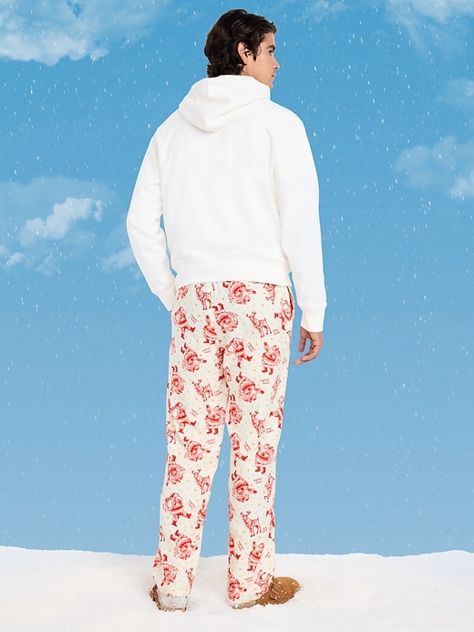 L'image numéro 2 présente Pantalon de pyjama en flanelle pour homme