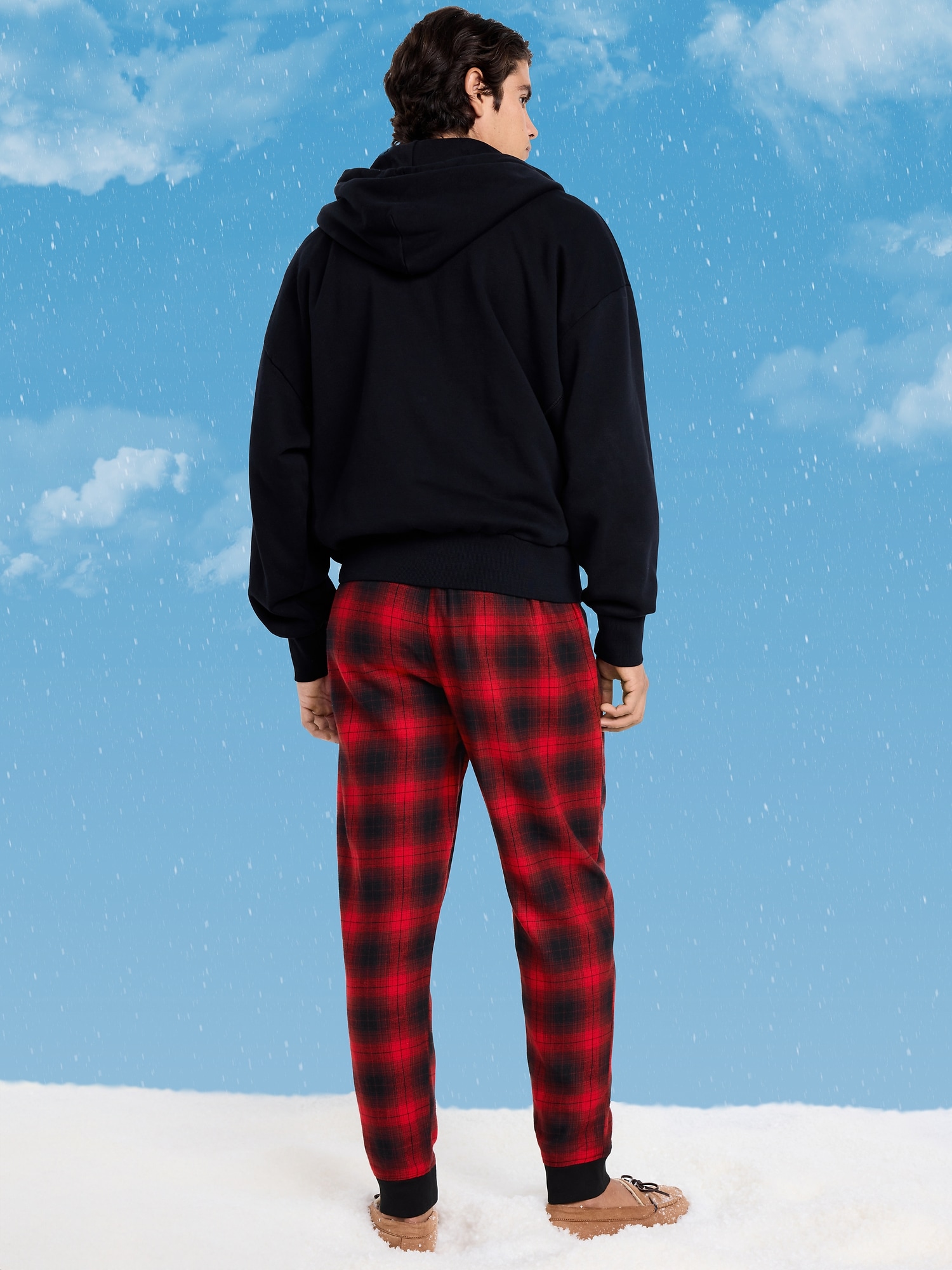 Flannel Pajama Joggers for Men
