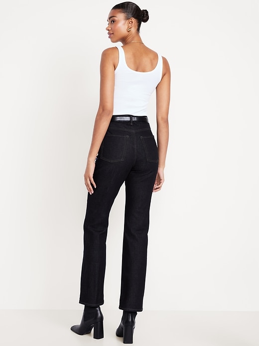 Image number 3 showing, Extra High-Waisted Baby Boot-Cut Jeans