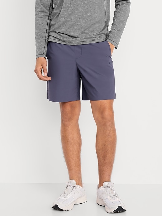L'image numéro 1 présente Short ProGym doublé, entrejambe de 18 cm