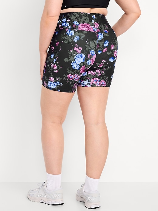 Image number 7 showing, High-Waisted PowerSoft Pocket Biker Shorts -- 6-inch inseam