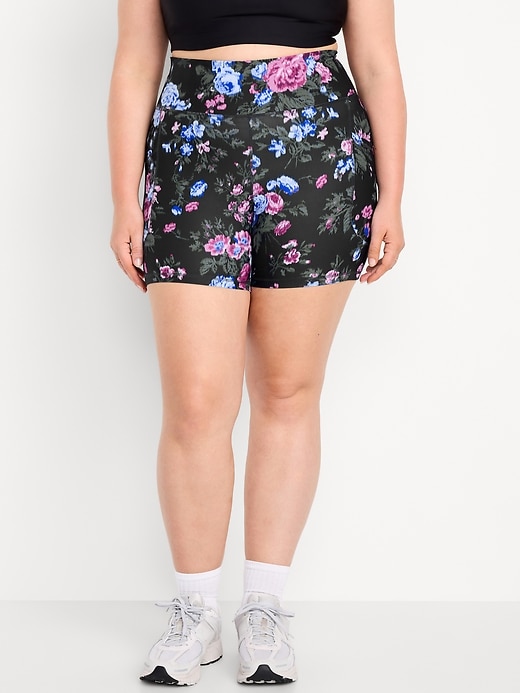 Image number 6 showing, High-Waisted PowerSoft Pocket Biker Shorts -- 6-inch inseam