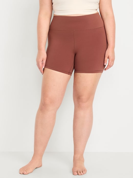 Image number 7 showing, High-Waisted StudioSmooth Biker Shorts -- 6-inch inseam