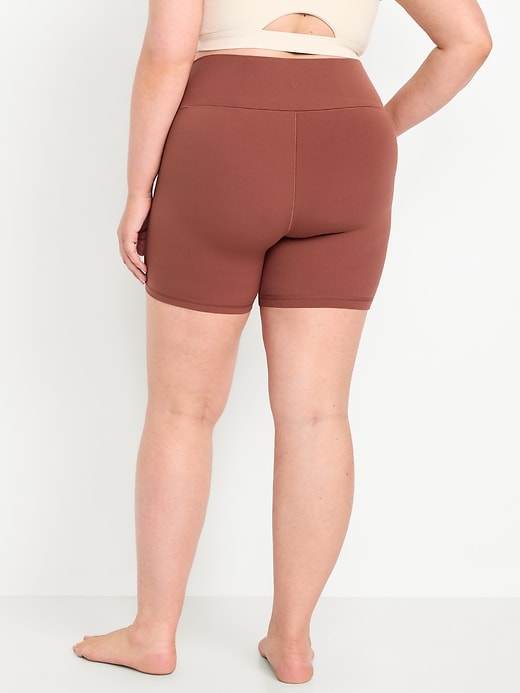 Image number 8 showing, High-Waisted StudioSmooth Biker Shorts -- 6-inch inseam