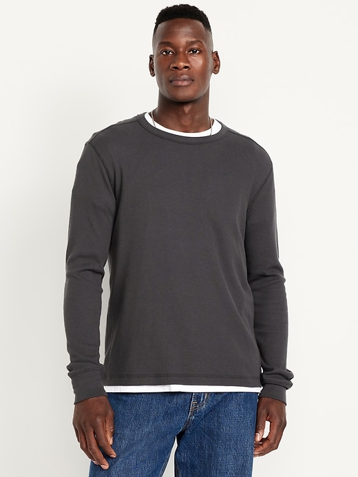 L'image numéro 1 présente T-shirt en tricot gaufré
