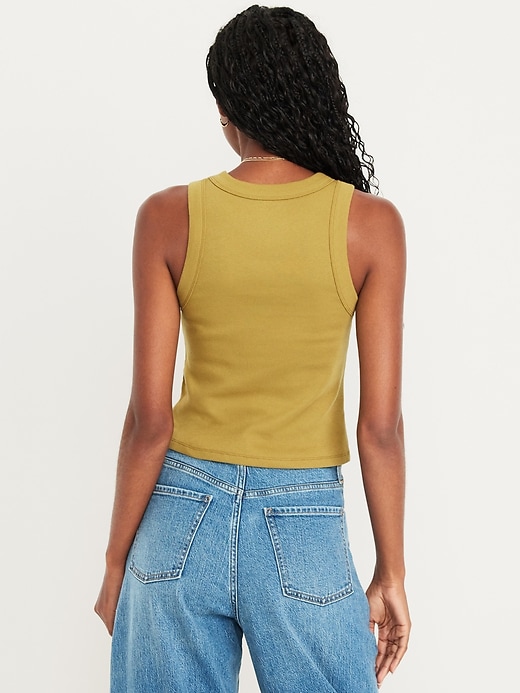 L'image numéro 2 présente Camisole courte moulante