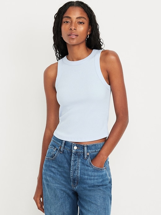 Image number 1 showing, Snug Crop Tank Top