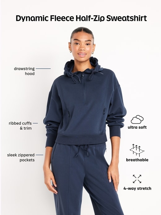 Image number 8 showing, Dynamic Fleece Half-Zip Sweatshirt