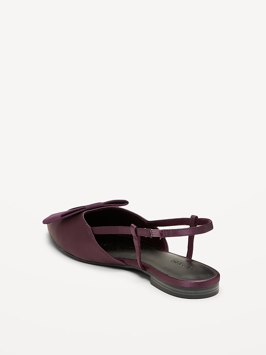 L'image numéro 4 présente Ballerines à bride arrière à boucle pour femme