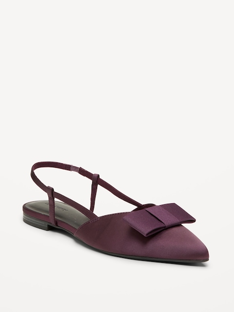 Ballerines à bride arrière à boucle pour femme