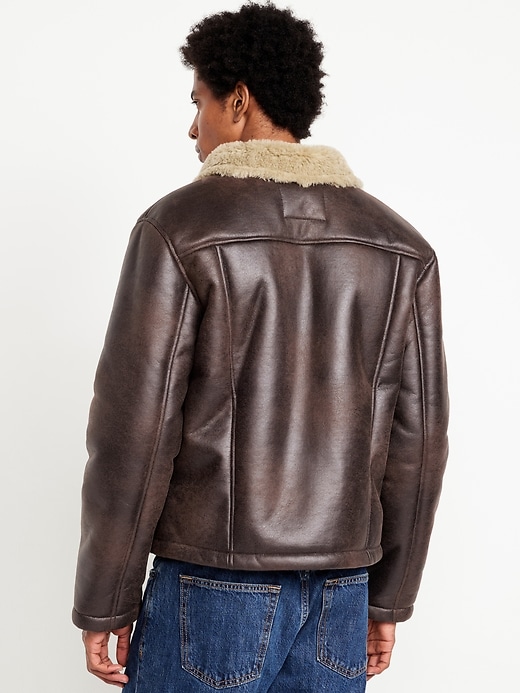 Image number 2 showing, Shearling Aviator Jacket