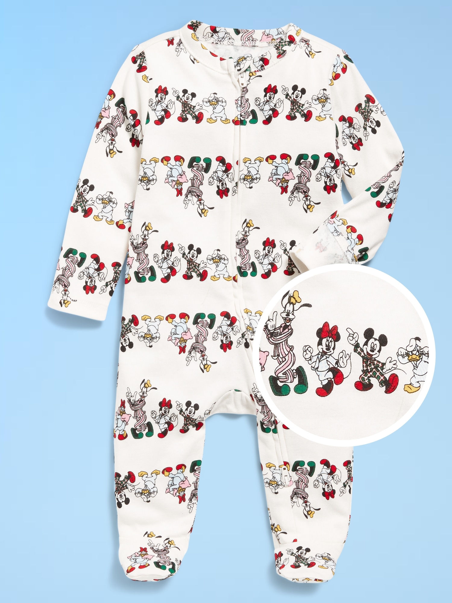 Old Navy x Disney 2-Way-Zip Sleep & Play Footed One-Piece for Baby