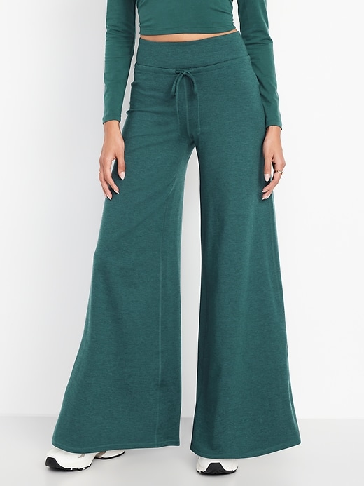 Image number 1 showing, Extra High-Waisted CloudComfy Wide-Leg Pants