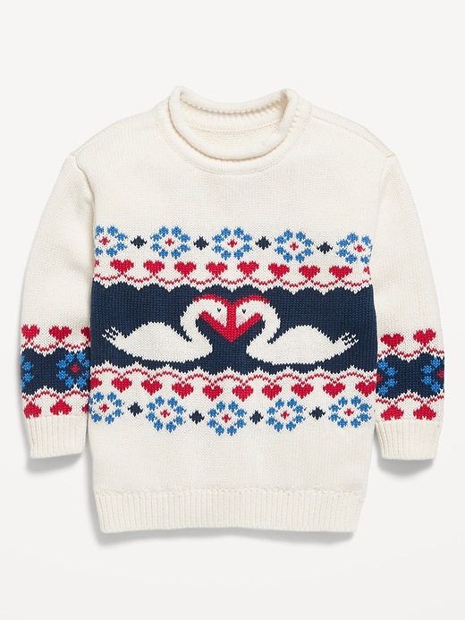 L'image numéro 1 présente Chandail long à motif pour toute-petite