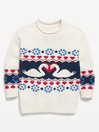 L'image numéro 1 présente Chandail long à motif pour toute-petite