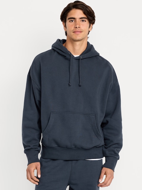 Oversized Heavyweight Rotation Popover Hoodie - Dusk Navy