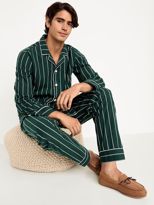 Image number 3 showing, Poplin Pajama Pant Set