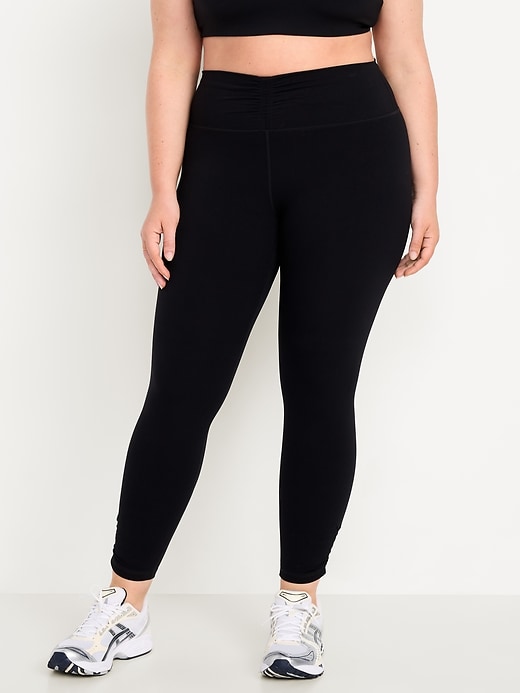 L'image numéro 6 présente Legging StudioSmooth ruché à taille haute