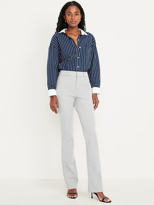 Image number 1 showing, High-Waisted Pixie Flare Pants