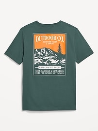 L'image numéro 2 présente T-shirt ras du cou à imprimé