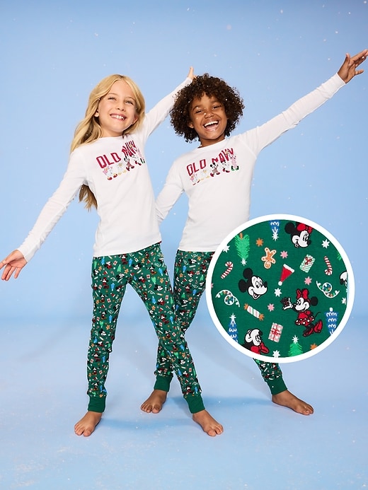 Image number 1 showing, Old Navy x Disney Gender-Neutral Snug-Fit Graphic Pajama Set for Kids