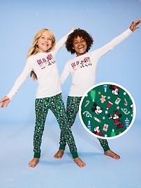 Image number 1 showing, Old Navy x Disney Gender-Neutral Snug-Fit Graphic Pajama Set for Kids