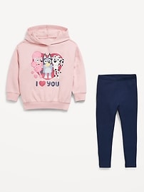 Image number 3 showing, Bluey™ Tunic Hoodie and Leggings Set for Toddler Girls