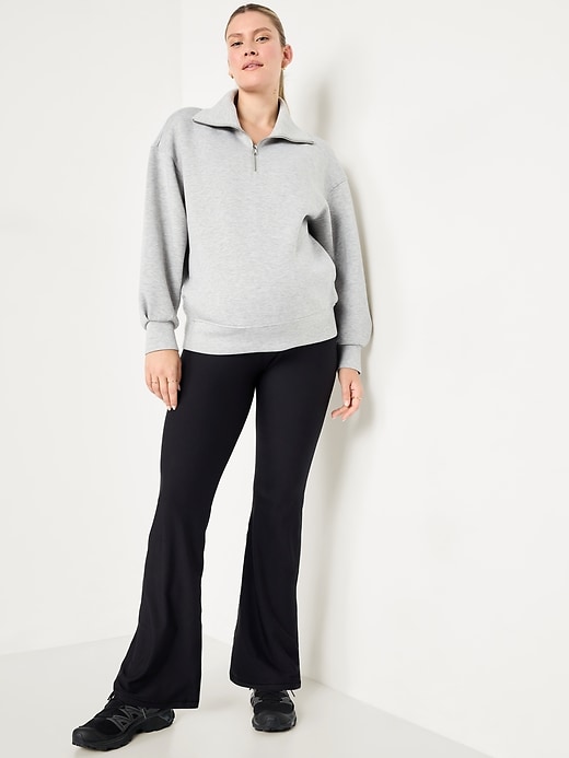 Image number 3 showing, Maternity Full-Panel PowerSoft Flare Leggings