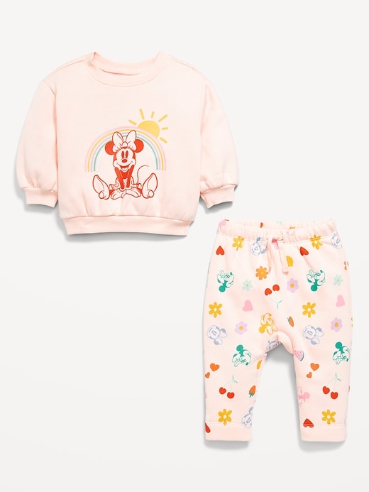 Image number 3 showing, Disney© Crew-Neck Sweatshirt and Sweatpants Set for Baby