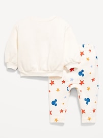 Image number 2 showing, Disney© Crew-Neck Sweatshirt and Sweatpants Set for Baby