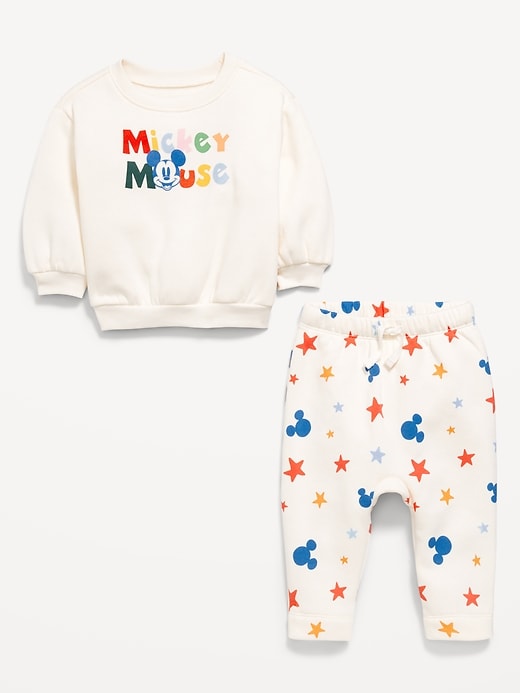 Image number 3 showing, Disney© Crew-Neck Sweatshirt and Sweatpants Set for Baby
