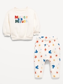 Image number 3 showing, Disney© Crew-Neck Sweatshirt and Sweatpants Set for Baby
