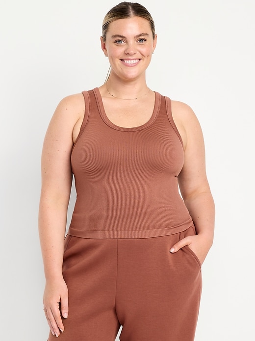 Image number 7 showing, Exhale Seamless Fitted Rib Tank