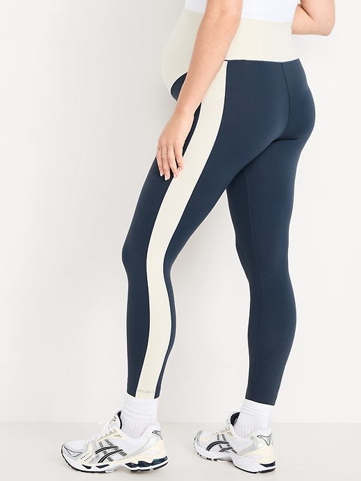 Image number 2 showing, Maternity Full Panel StudioSmooth 7/8 Leggings