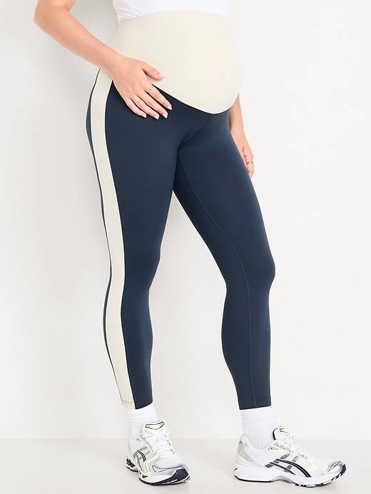 Image number 1 showing, Maternity Full Panel StudioSmooth 7/8 Leggings