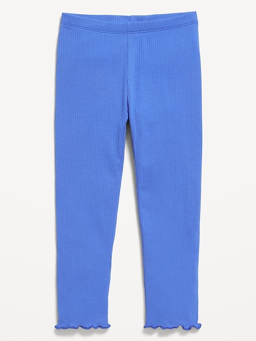 Image number 1 showing, Rib-Knit Full-Length Leggings for Toddler Girls