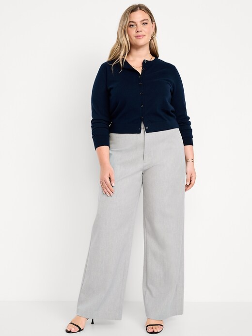 L'image numéro 9 présente Pantalon Pixie à jambe ultra-large à taille haute