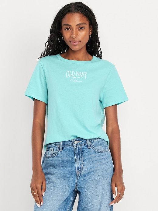 Image number 1 showing, Crew-Neck Logo-Graphic T-Shirt