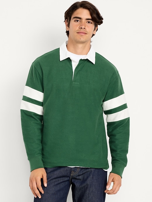Image number 1 showing, Plush Rugby Polo