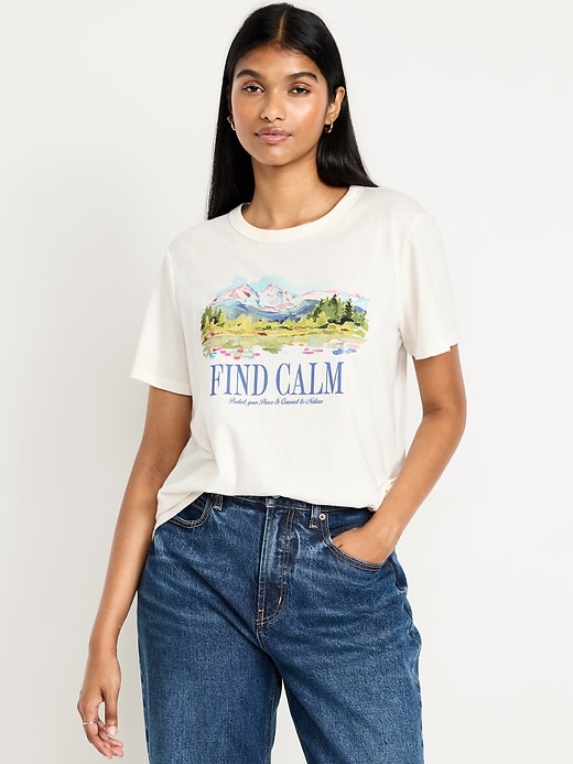 Image number 6 showing, EveryWear Crew-Neck Graphic T-Shirt