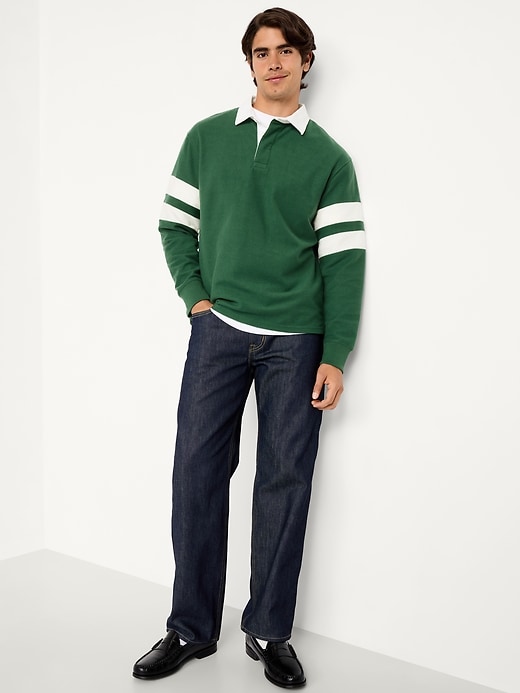 Image number 3 showing, Plush Rugby Polo
