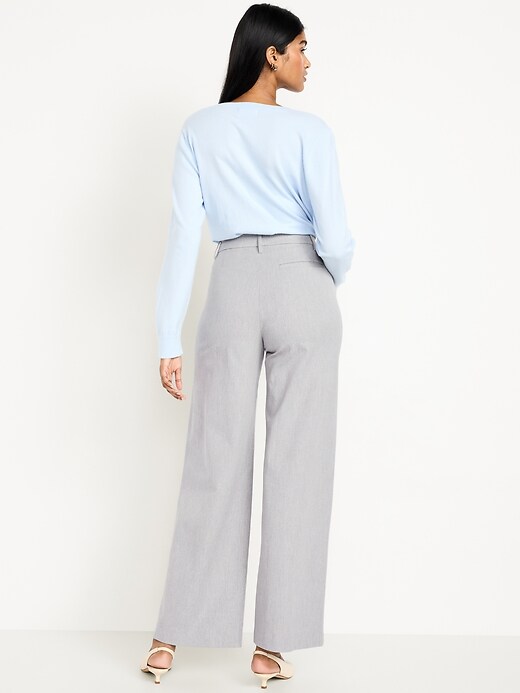 L'image numéro 8 présente Pantalon Pixie à jambe ultra-large à taille haute