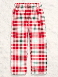 Image number 3 showing, Gender-Neutral Plaid Flannel Pajama Pants for Kids