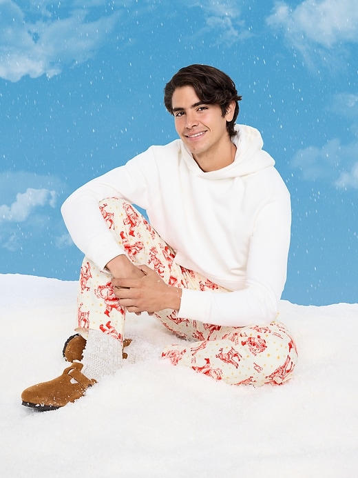 L'image numéro 1 présente Pantalon de pyjama en flanelle pour homme