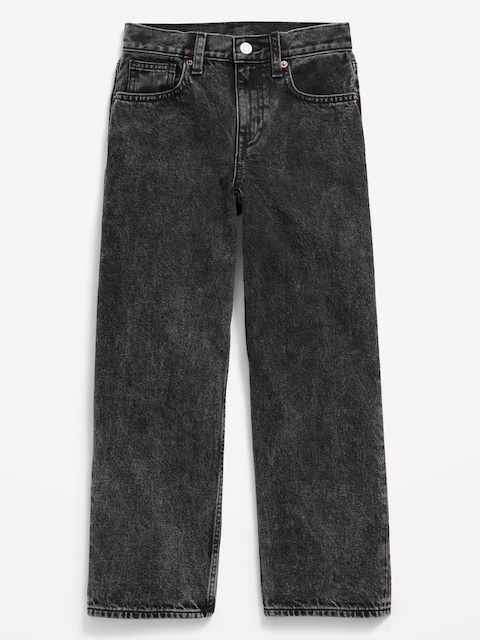 Super Baggy Jeans for Boys - Black Wash