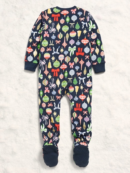 L'image numéro 4 présente Pyjama une-pièce en micromolleton à glissière bidirectionnelle pour tout-petit et bébé