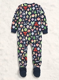 L'image numéro 4 présente Pyjama une-pièce en micromolleton à glissière bidirectionnelle pour tout-petit et bébé