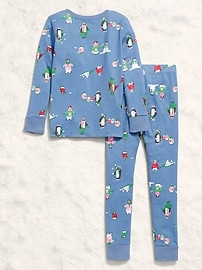 L'image numéro 4 présente Pyjama ajusté à motif pour tout-petit et bébé